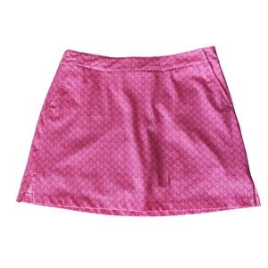 Lady Hagen Wrap Skort Pink Chevron Golf Tennis Skort , Size 12